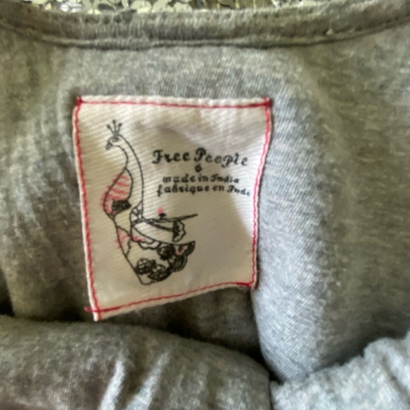 FREE PEOPLE Silver Sequin Sheath Mini Dress Size 6 - Picture 4 of 5